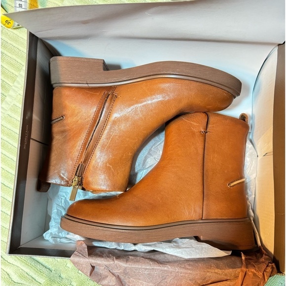 Franco Sarto Bealy Leather Ankle Boots sz 5 M - Picture 4 of 10